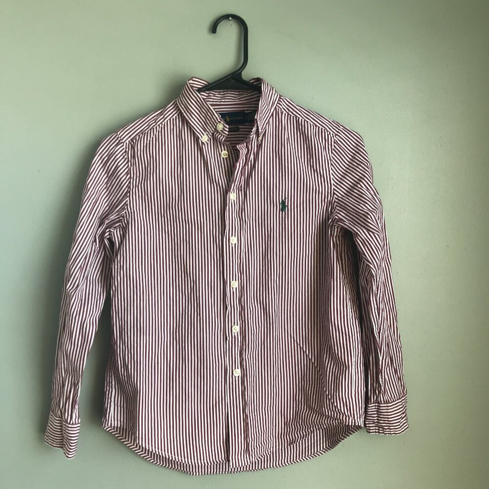 Ralph Laurent Boys Long Sleeve Shirt Size 10-12